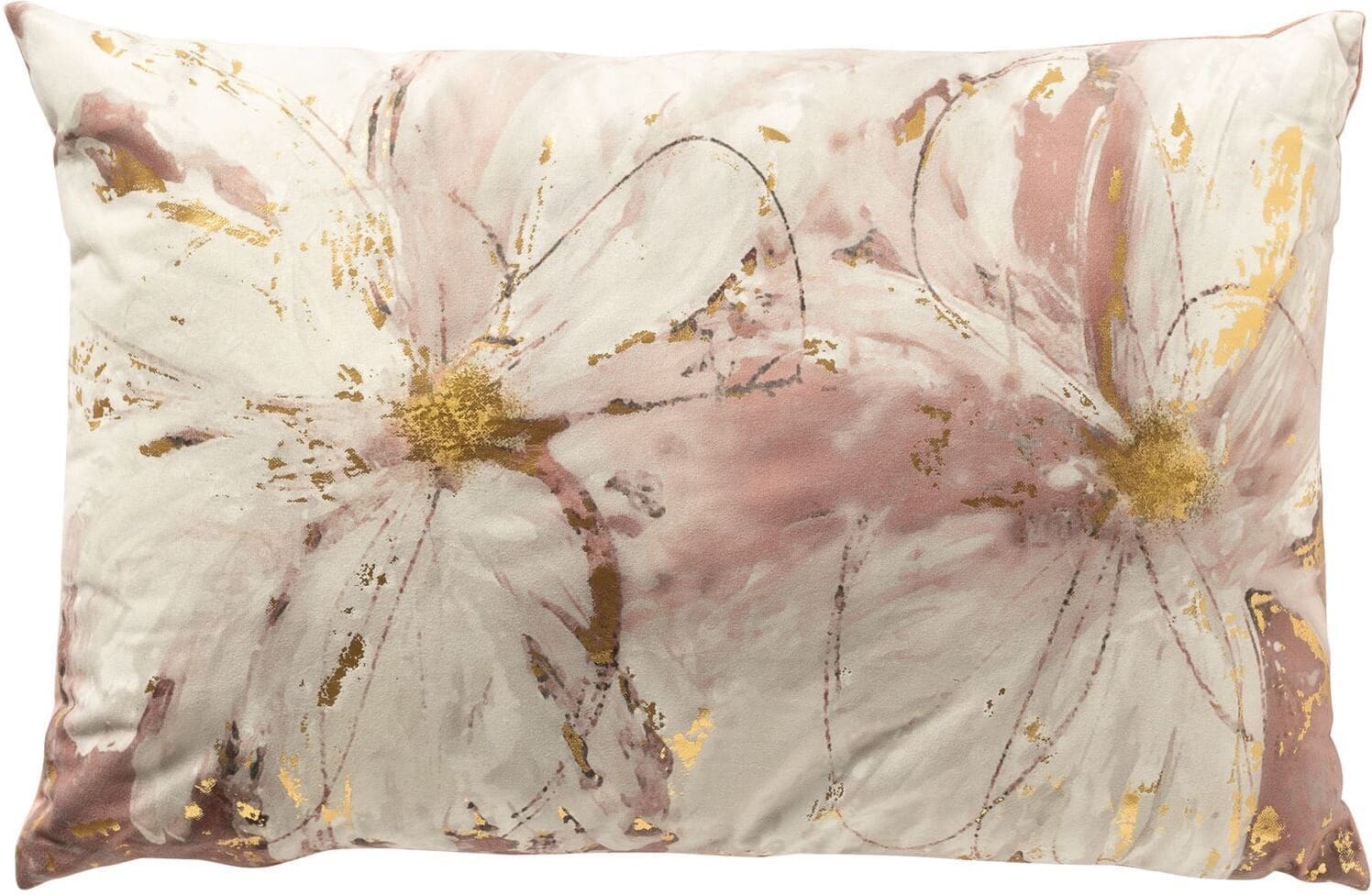 Profijt Meubel Sierkussen Westray 40x60 cm wit met roze Roze Sierkussen