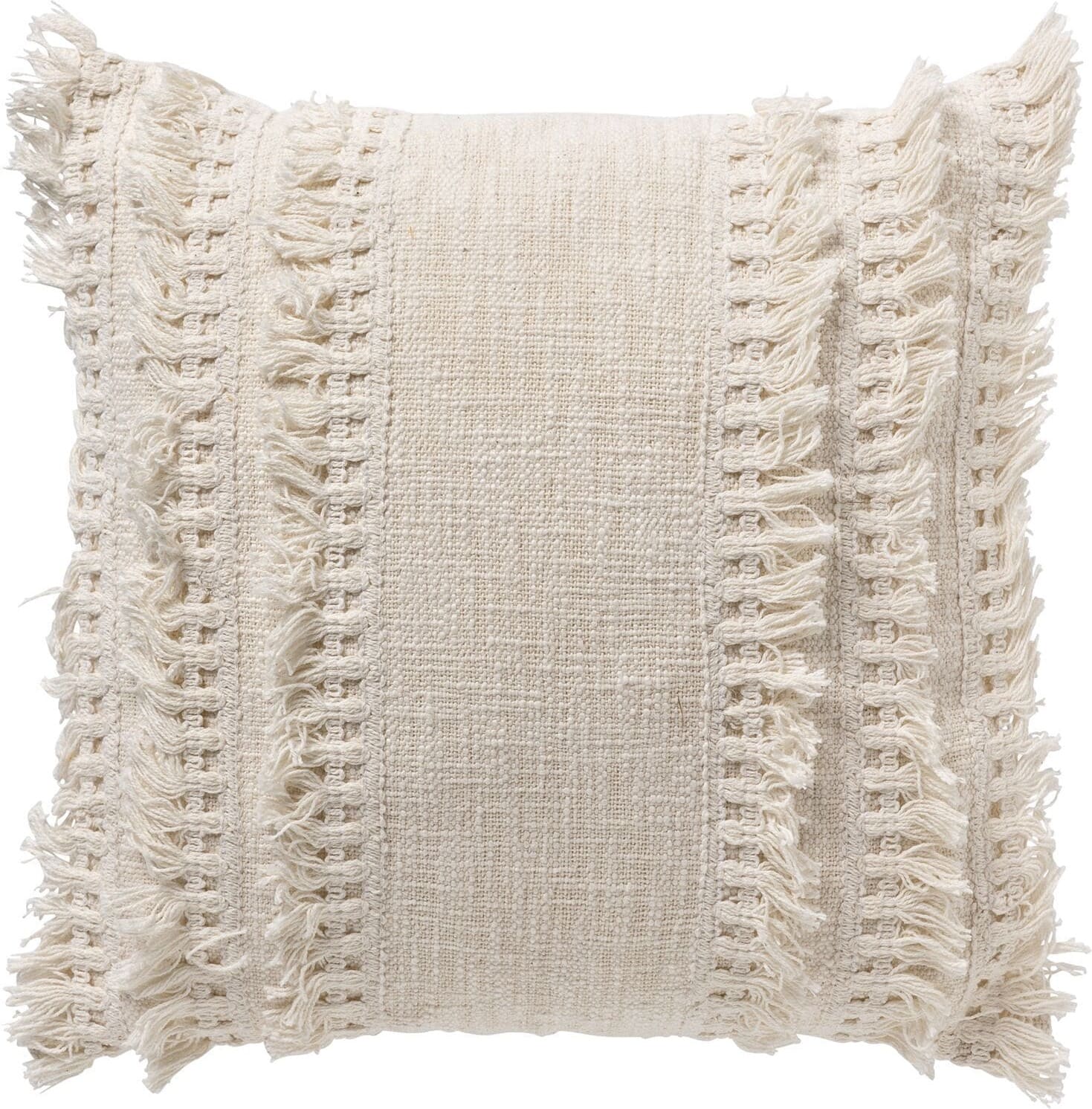 Profijt Meubel Sierkussen Westray 45x45 cm wit Wit Sierkussen