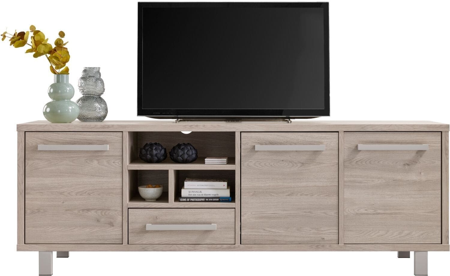 Profijt Meubel Tv-meubel Gradoly 200 cm grijs Grijs Tv-meubel|Tv-dressoir