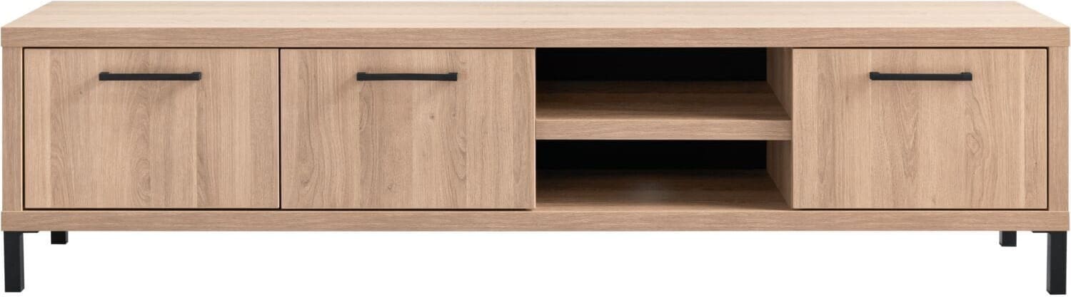 Profijt Meubel Tv-meubel Selinia 197 cm bruin Bruin Tv-meubel|Tv-dressoir