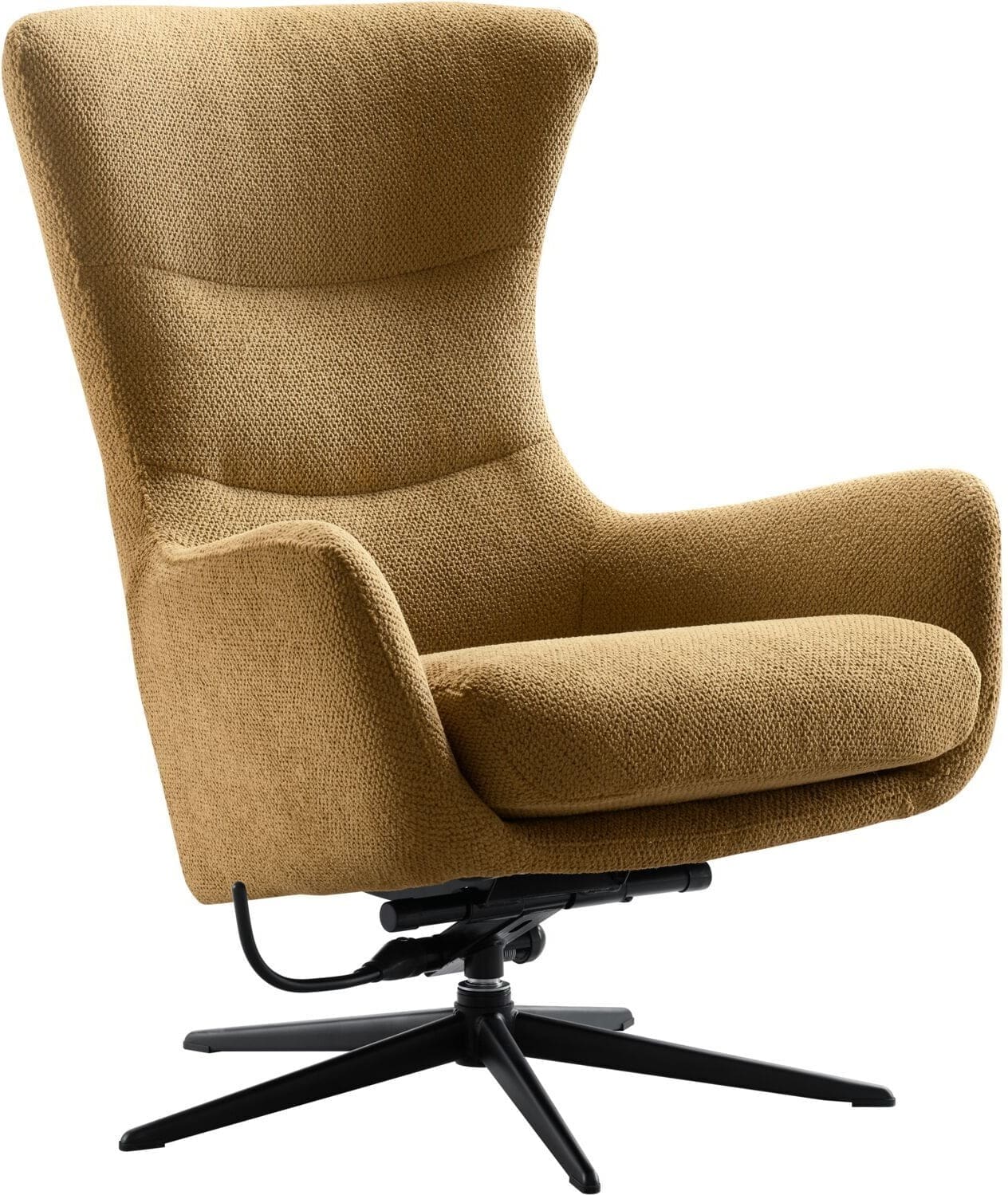 Pronto Wonen Draaifauteuil Tronto bruin basic comfort Bruin Draaifauteuil
