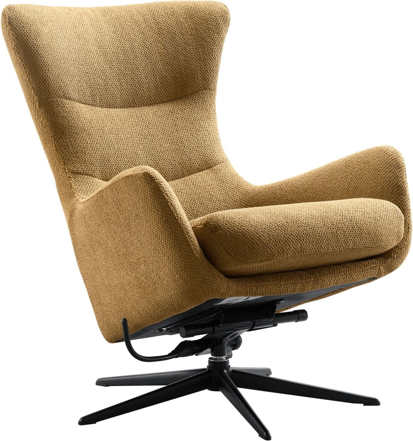 Pronto Wonen Draaifauteuil Tronto bruin basic comfort Bruin Draaifauteuil