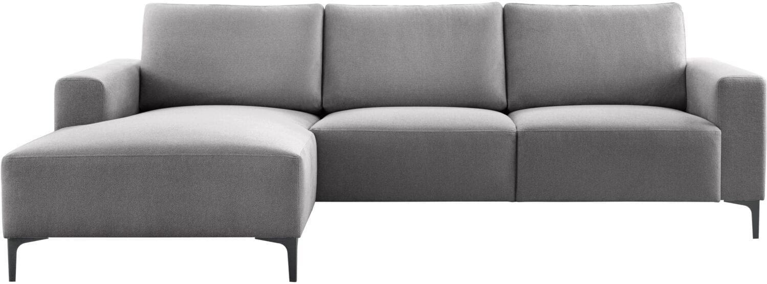 Pronto Wonen Hoekbank links Fabria grijs basic comfort Grijs Bank
