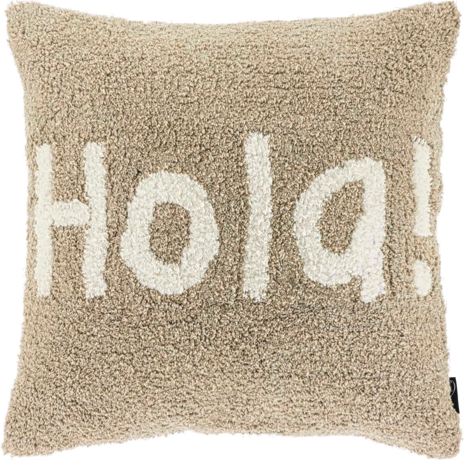 Pronto Wonen Sierkussen Isarco 45x45cm hola lichtgrijs Grijs Sierkussen