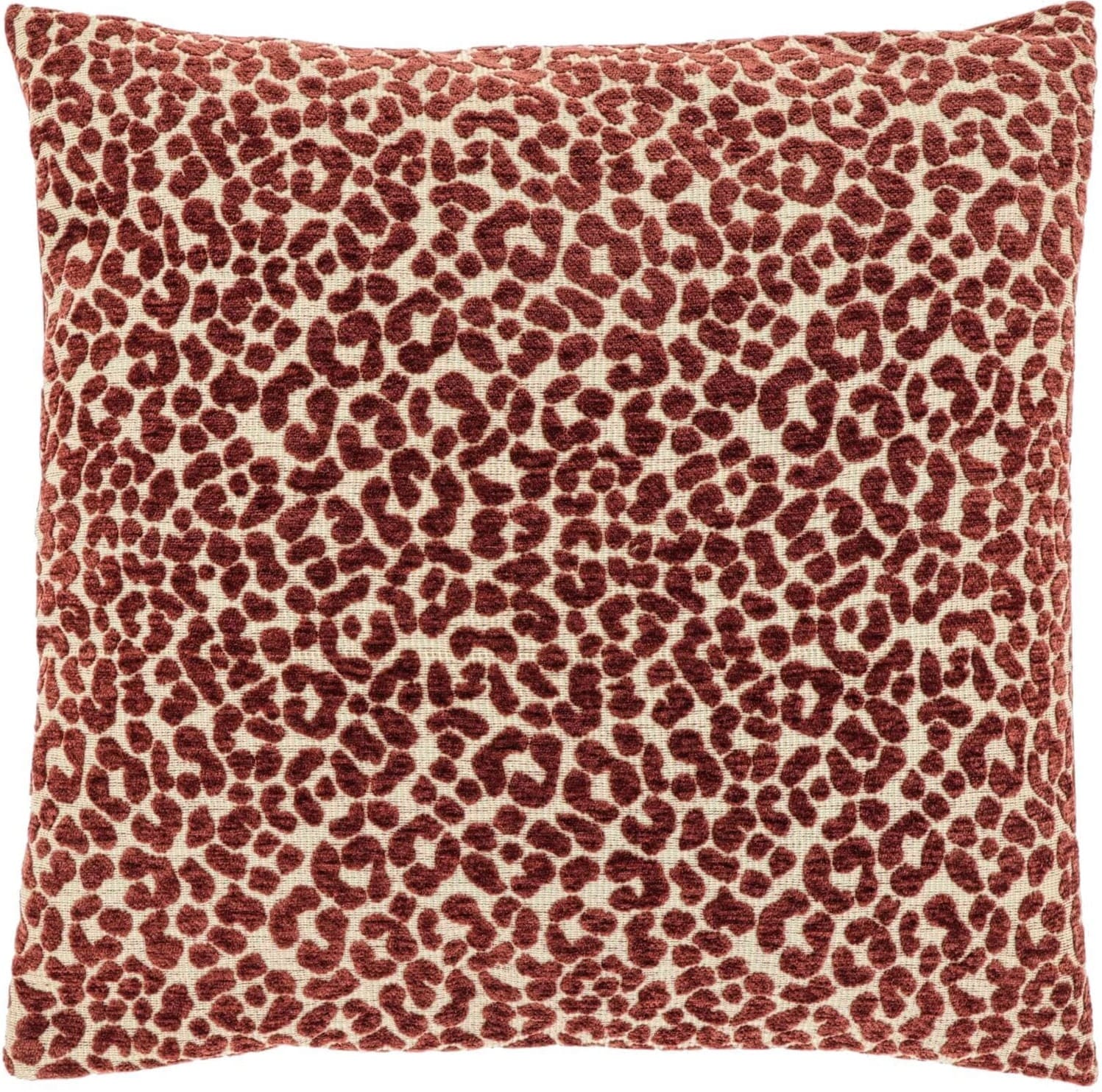 Pronto Wonen Sierkussen Savuto 45x45cm bordeauxrood Rood Sierkussen