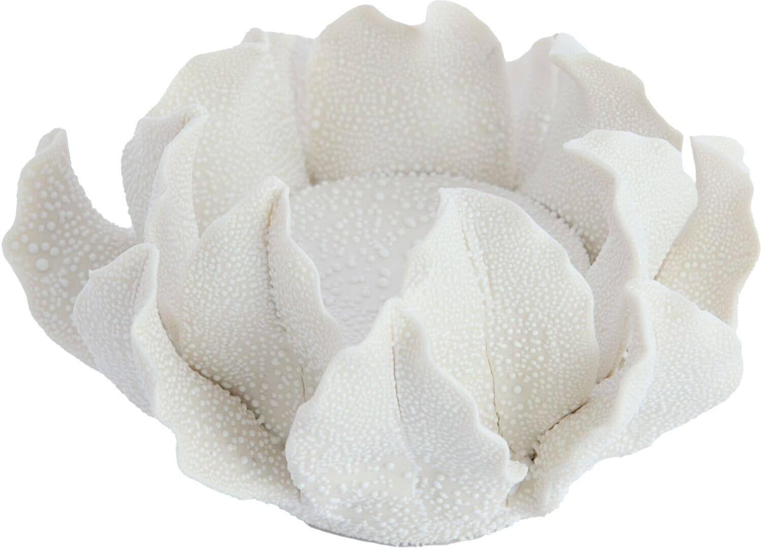 Pronto Wonen Theelichthouder Ofanto ecru Beige|Wit Woonaccessoire