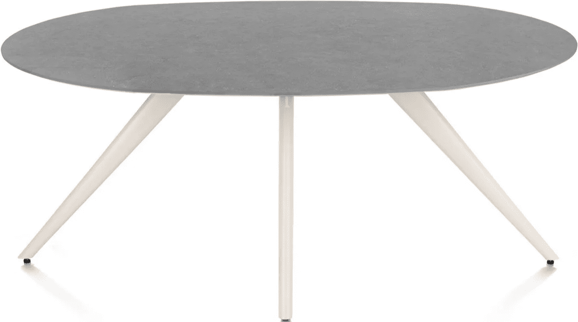 Saluti eettafel ellips 180x105 - antraciet