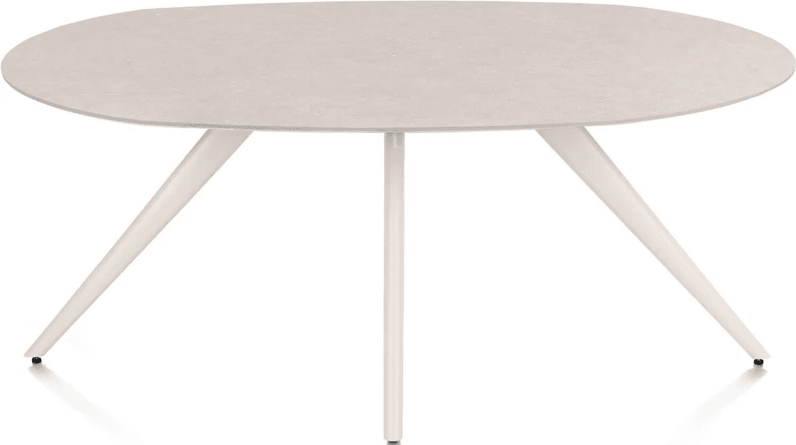 Saluti eettafel ellips 180x105 - light sand