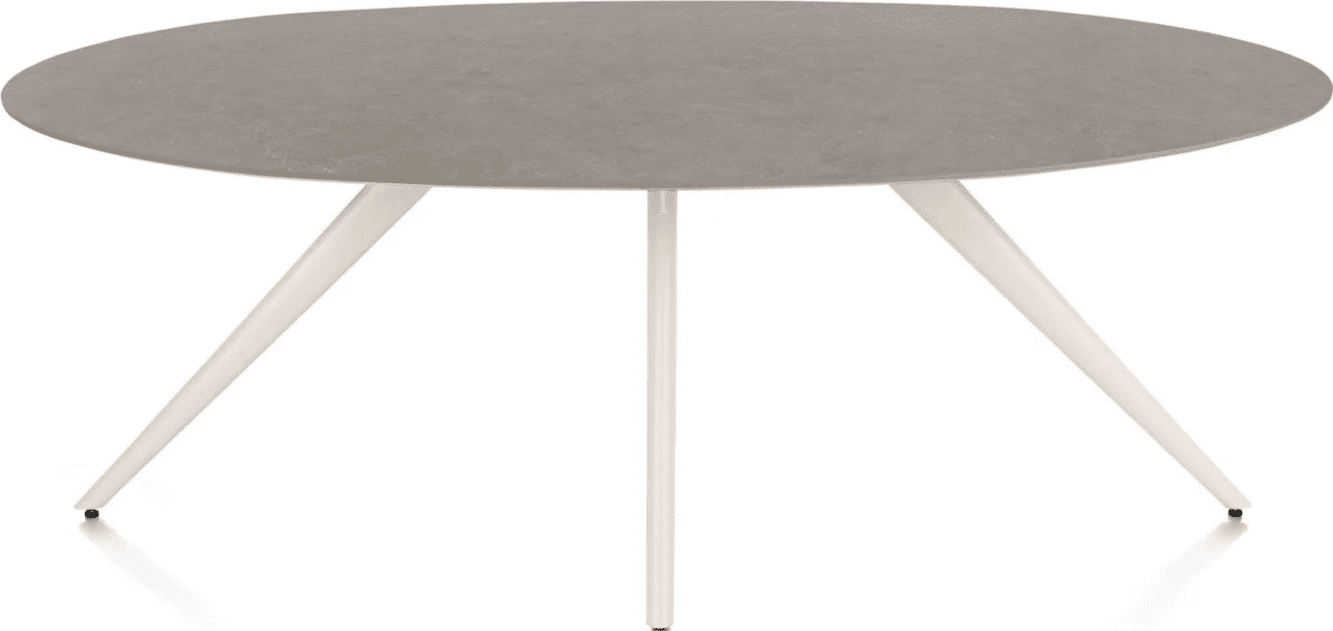 Saluti eettafel ellips 210 x 105 - lava