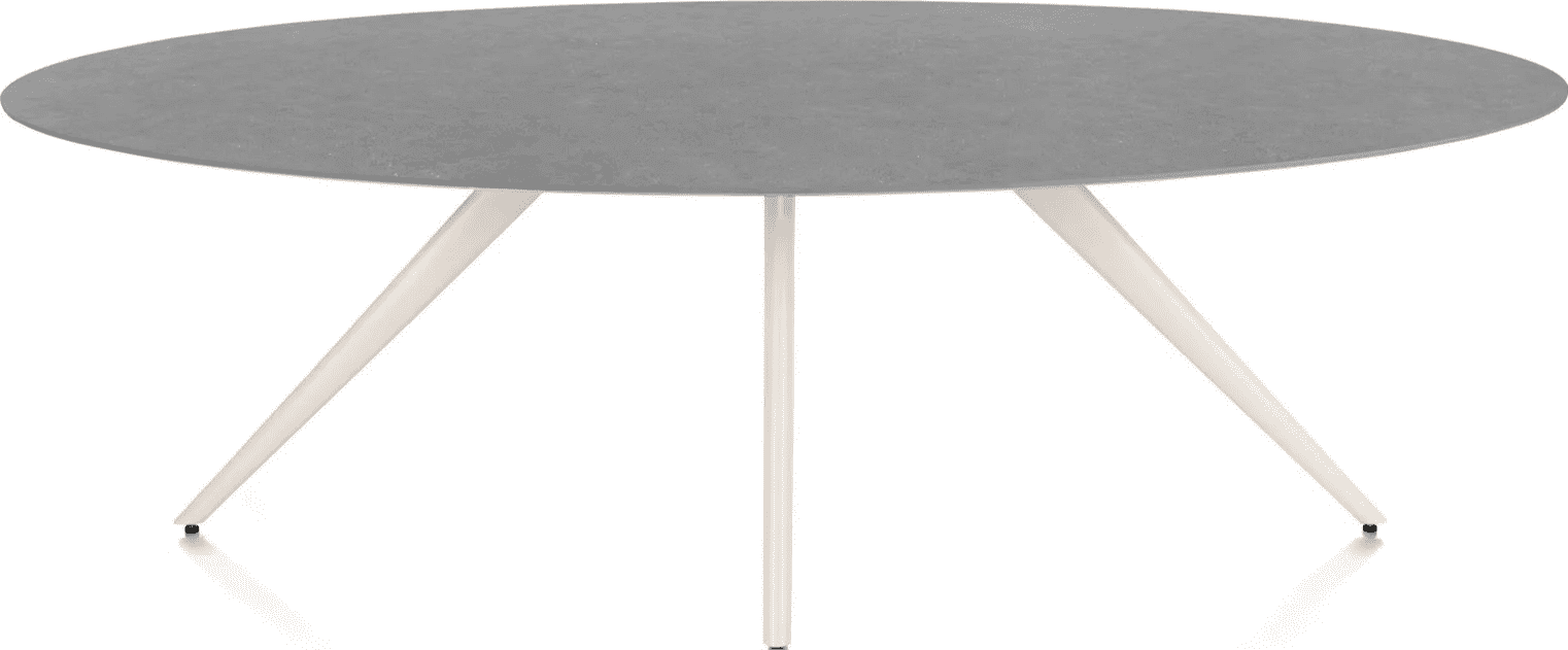 Saluti eettafel ellips 240 x 110 - antraciet