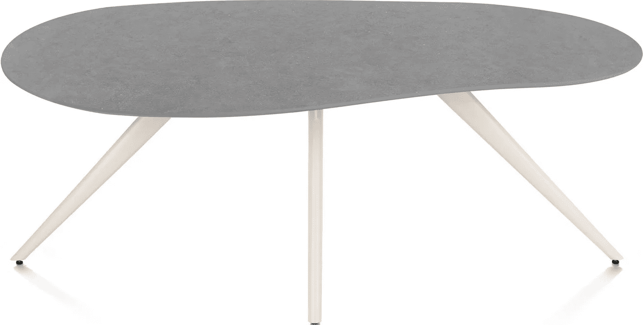 Saluti eettafel organisch 180x120 - antraciet