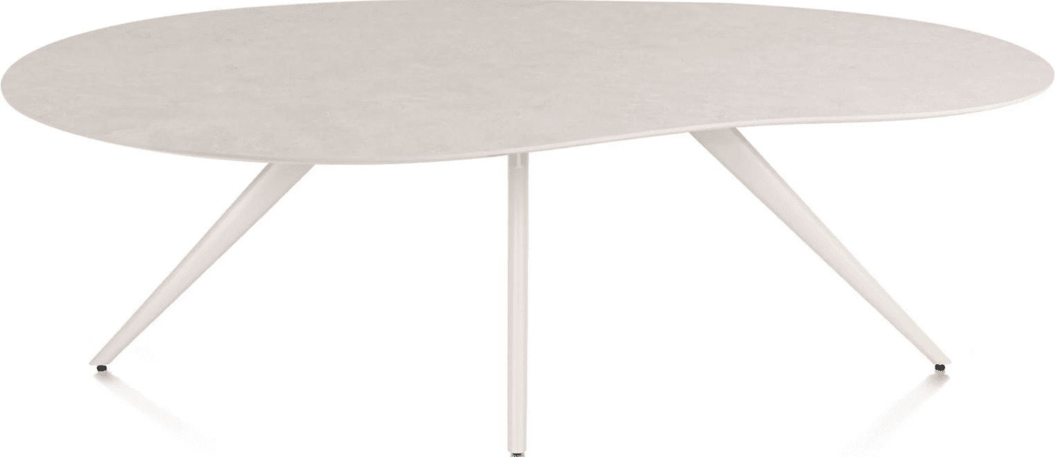 Saluti eettafel organisch 210x120 - light sand