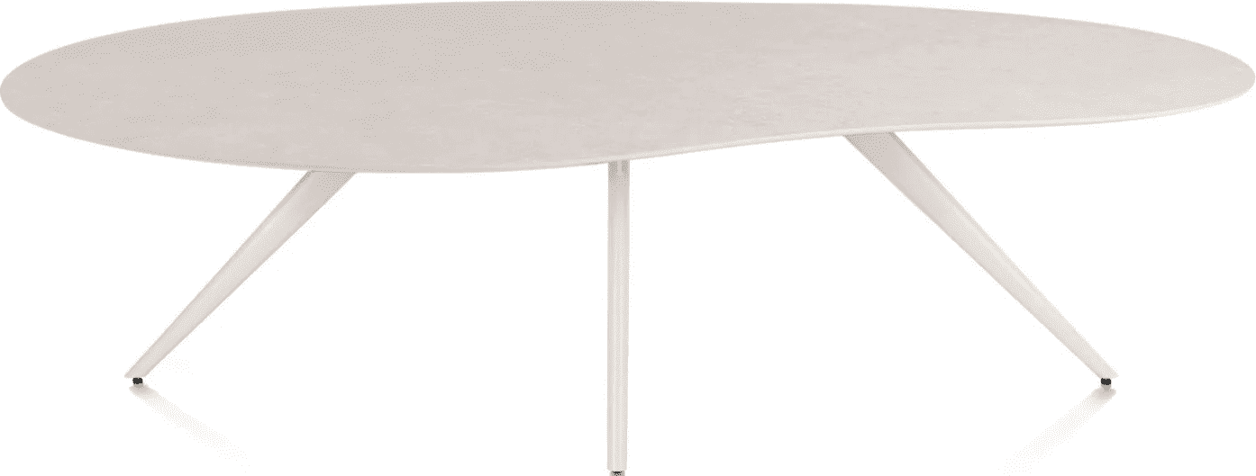 Saluti eettafel organisch 240x120 - light sand