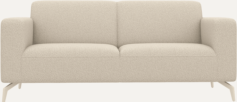 Twist 2.5-zitsbank - silk grey + pocket - kiezel