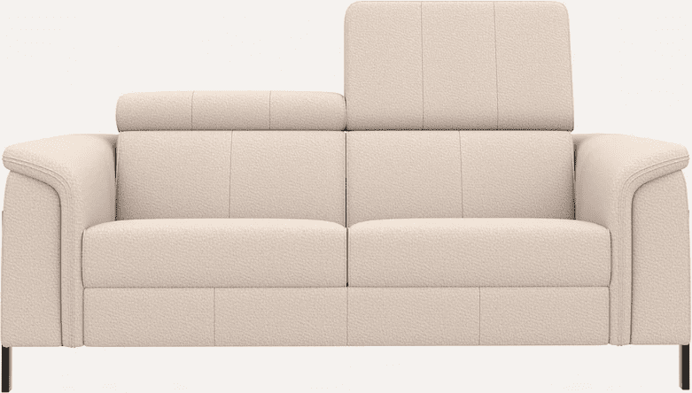 Tycan 2-zitsbank + designpoot + pocket - beige