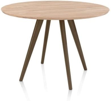 Xooon Arvada bartafel 140 cm rond 4 poot - steel brown Eettafel