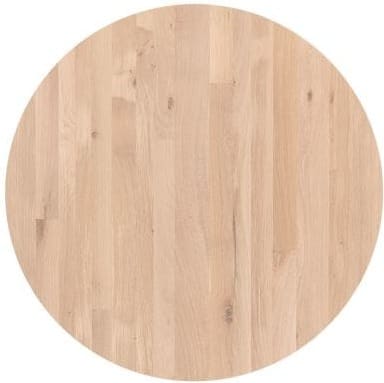 Xooon Arvada eetkamertafel 125 cm rond 4 poot - rough off black Eettafel