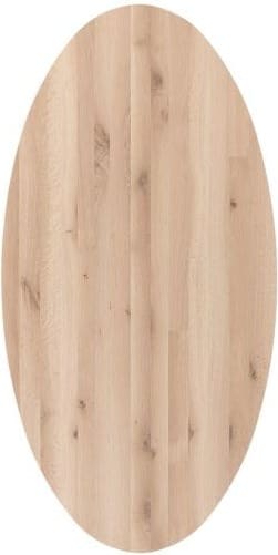 Xooon Arvada eetkamertafel 220 x 110 cm ellips 4 poot - metal graphite Eettafel