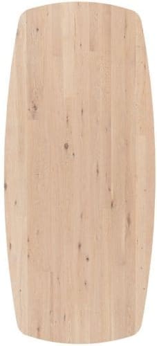 Xooon Arvada eetkamertafel 250 x 110 cm ovaal 4 poot - steel brown Eettafel