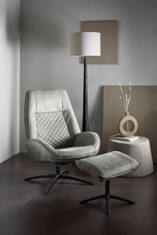 Relaxfauteuil met voetensteun voor optimaal zitcomfort en ondersteuning