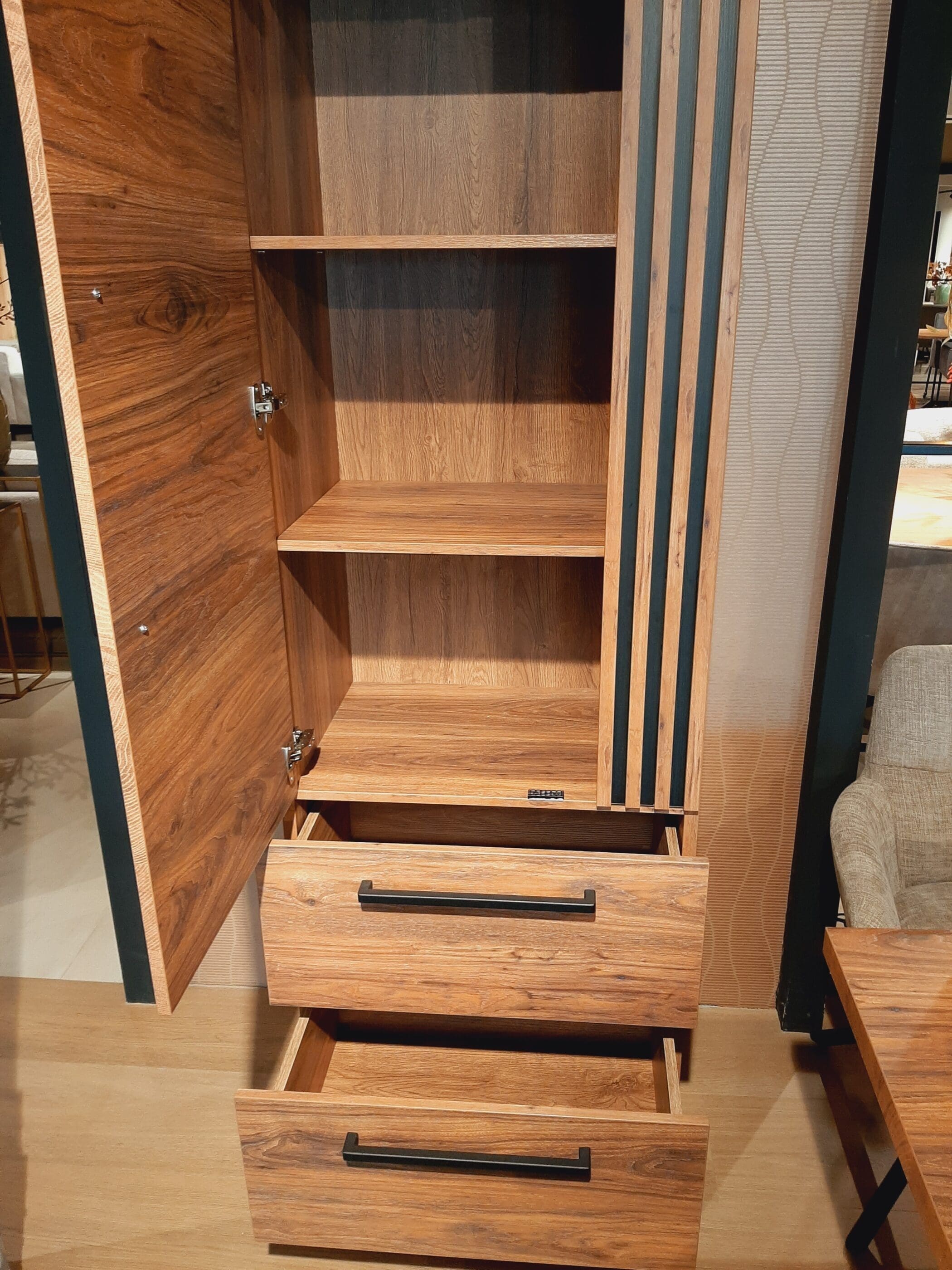 Opbergkast Gianta houtstructuur sheesham decor **SHOWROOMMODEL** - Afbeelding 2