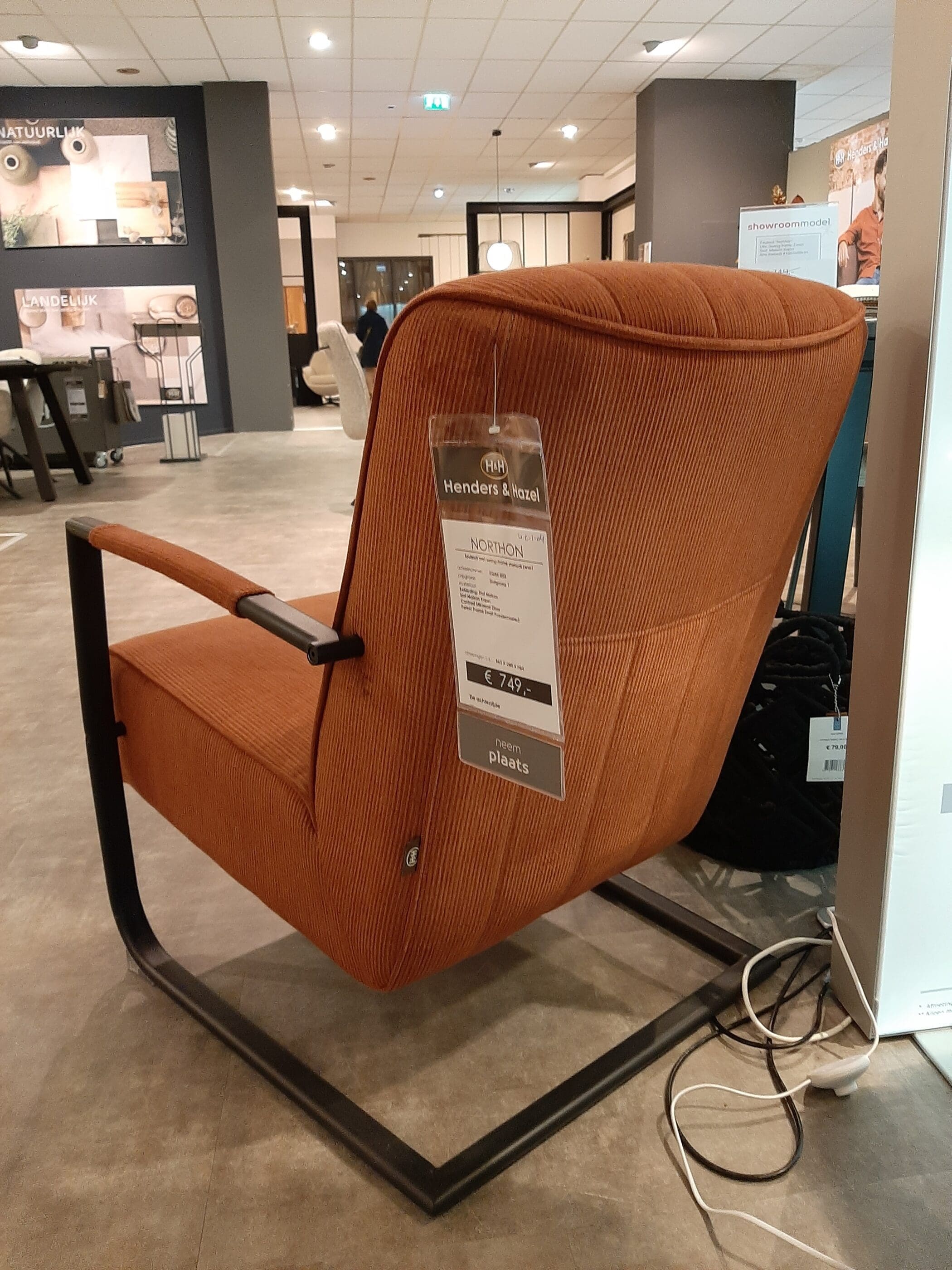 Northon fauteuil **SHOWROOMMODEL** - Afbeelding 3