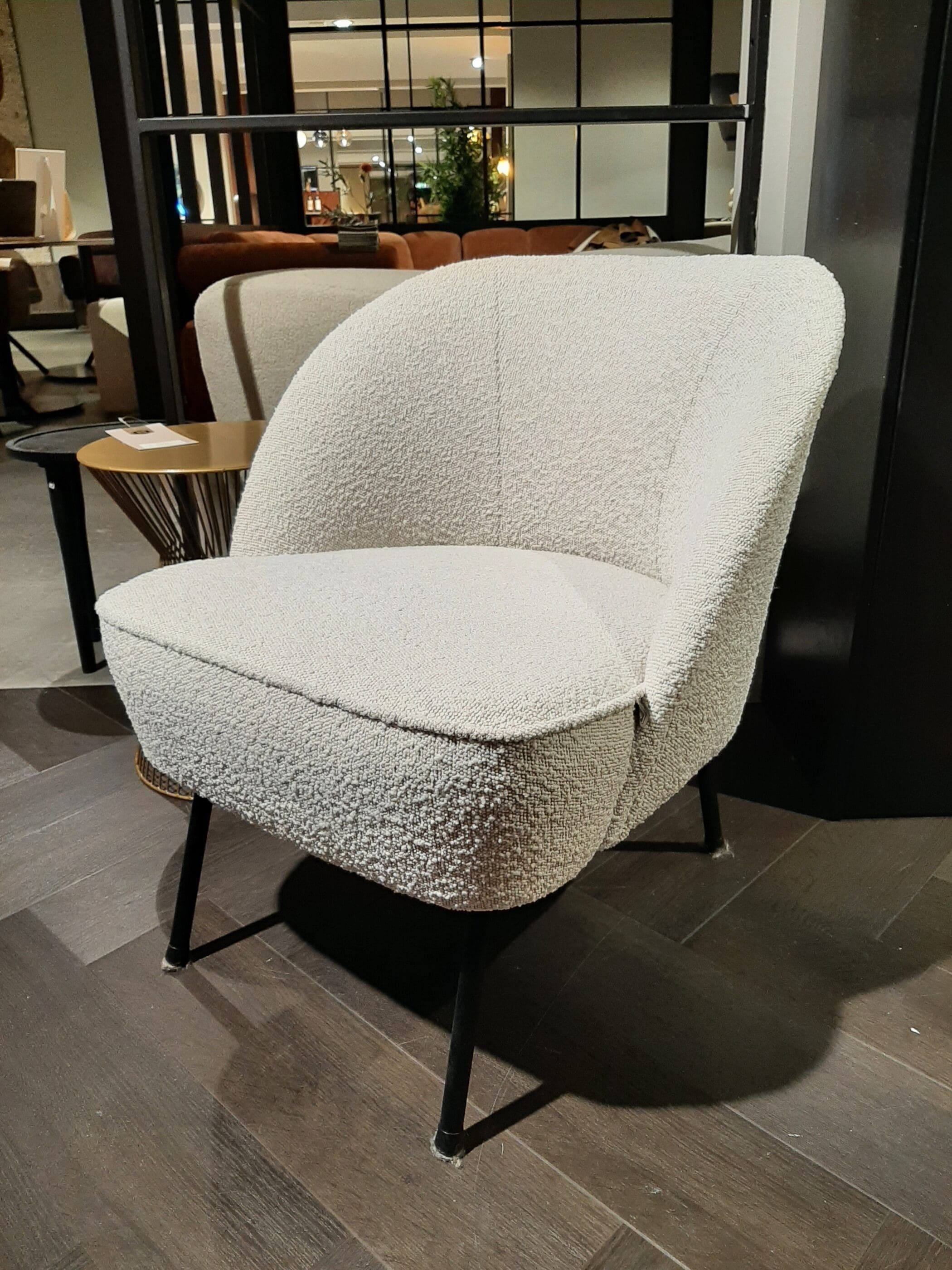 Vogue Fauteuil Bouclé - Naturel **SHOWROOMMODEL**