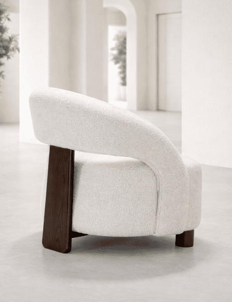 COCO maison Ailo fauteuil - creme Beige|Wit Fauteuil
