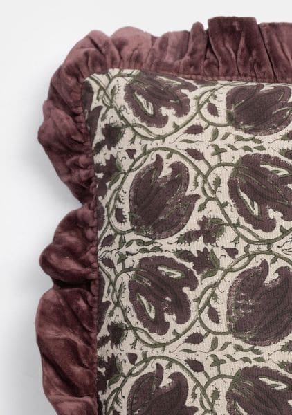 COCO maison Bregje kussen 45x45cm Rood Sierkussen