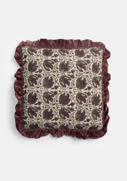 COCO maison Bregje kussen 45x45cm Rood Sierkussen