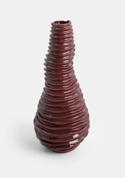 COCO maison Dyon vaas h51cm - bordeaux Rood Vaas
