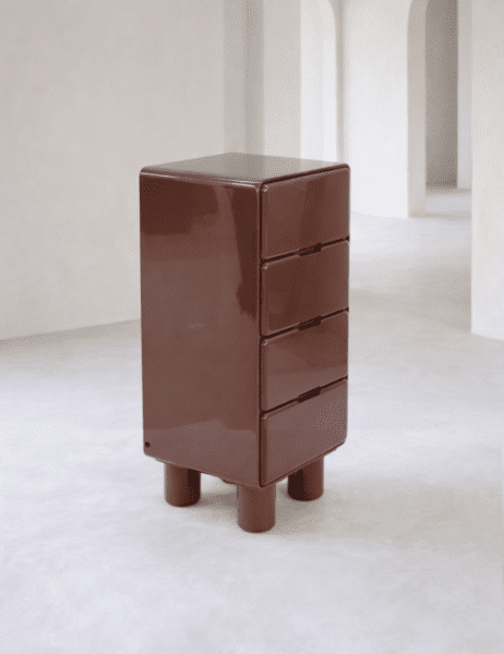 COCO maison Mauro kast h104cm - bordeaux Rood