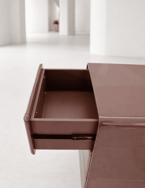 COCO maison Mauro kast h104cm - bordeaux Rood