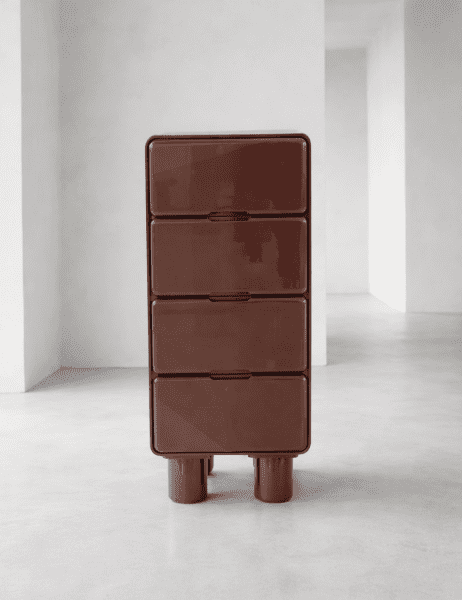 COCO maison Mauro kast h104cm - bordeaux Rood