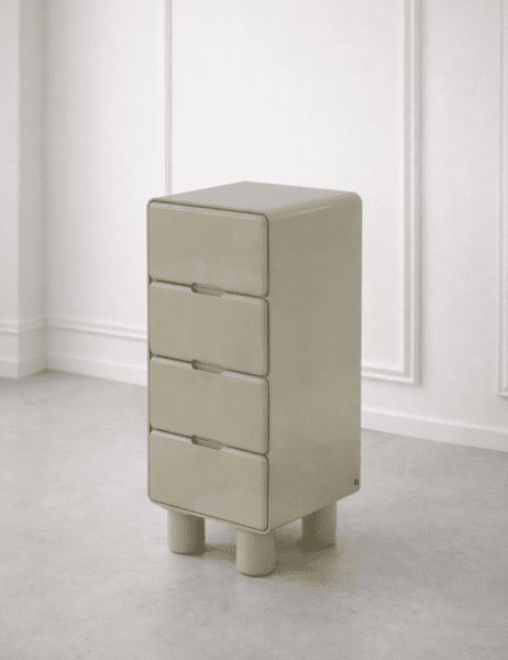 COCO maison Mauro kast h104cm - cremekleurig Beige|Wit