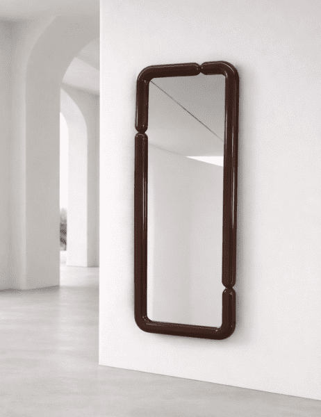 COCO maison Mauro spiegel 160x60cm - bordeaux Rood Spiegel