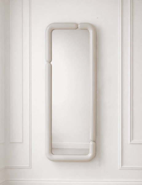 COCO maison Mauro spiegel 160x60cm - cremekleurig Beige|Wit Spiegel