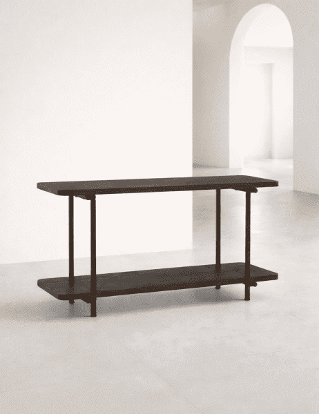 COCO maison Oakly bijzettafel 100x32cm - bruin Bruin Bijzettafel