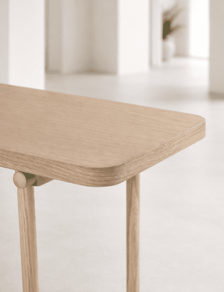 COCO maison Oakly bijzettafel 100x32cm - naturel Naturel Bijzettafel