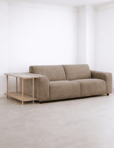 COCO maison Oakly bijzettafel 100x32cm - naturel Naturel Bijzettafel