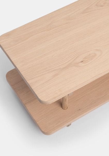 COCO maison Oakly salontafel 100x40cm - naturel Naturel Salontafel