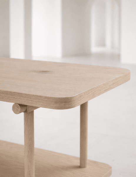 COCO maison Oakly salontafel 100x40cm - naturel Naturel Salontafel