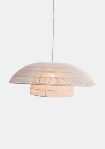 COCO maison Onno hanglamp 1*e27 Beige|Wit Hanglamp