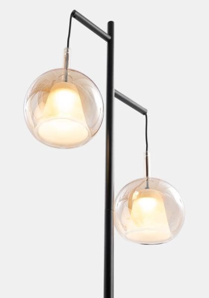 COCO maison Rae vloerlamp 2*led Bruin Vloerlamp