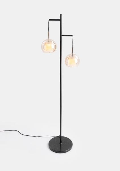 COCO maison Rae vloerlamp 2*led Bruin Vloerlamp