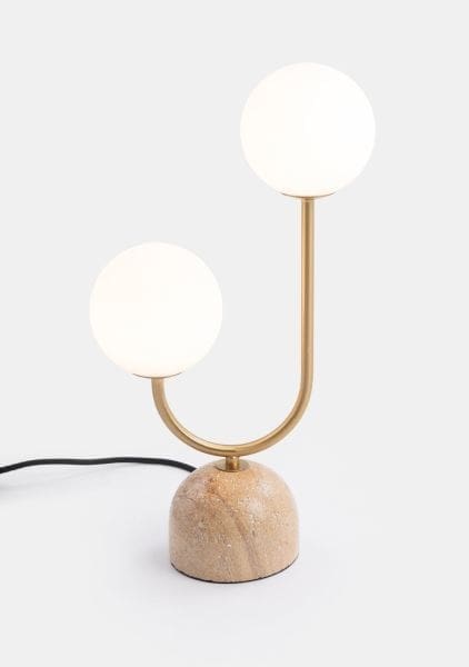COCO maison Tobie tafellamp 2*g9 Goud Tafellamp