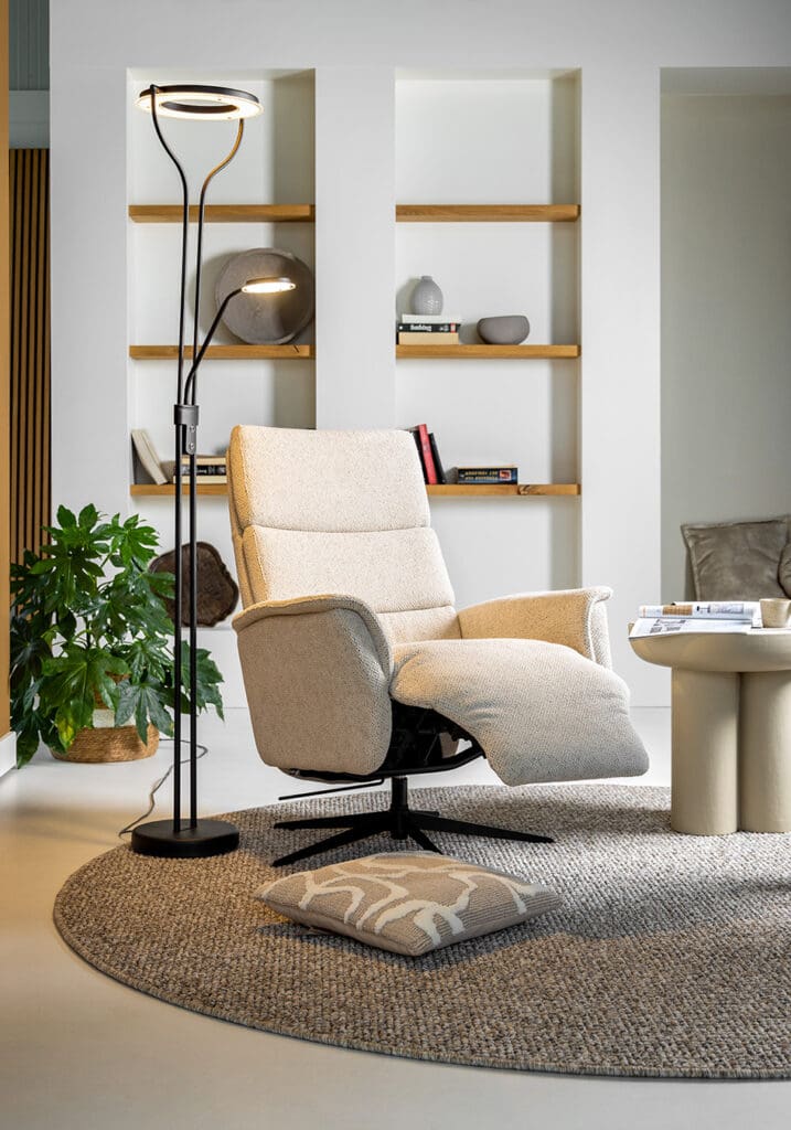 Elektrisch verstelbare relaxfauteuil voor extra comfort en ontspanning