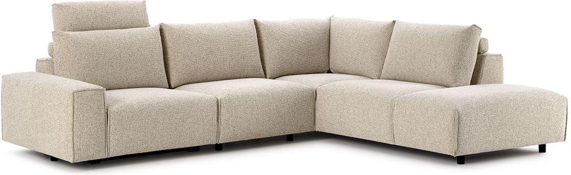 Feelings Wonen meubelen Livano 2-zitsbank m.relax + ottomaan