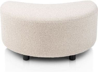 Henders & Hazel Elise draaifauteuil met poef - stof cloudy Beige Fauteuil