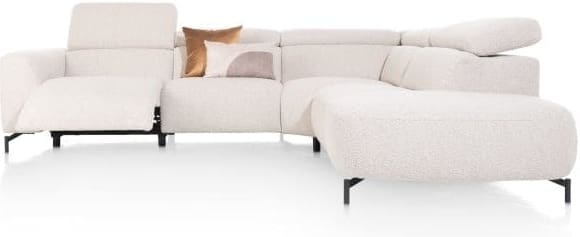 Henders & Hazel Martano hoekbank rechts - stof brioni - creme Beige|Wit Bank